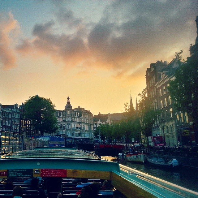 Amsterdamin auringonlasku