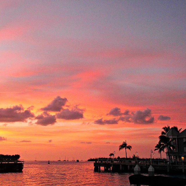Auringonlasku, Key West, Florida